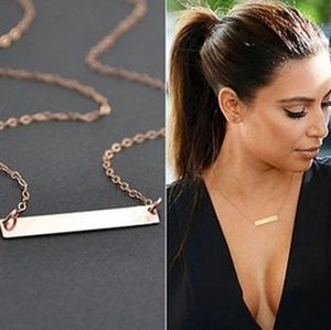 Couture Blank Slate🌟18K Gold Plated Golden Necklace